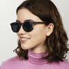 CARFIA Women's Retro Sunglasses Polarised Round High Quality with 100%