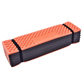 Folding Foam Mat, Outdoor Ultralight Foldable Outdoor Camping Beach Mats Folding Beach Tent Sleeping Pad Waterproof Mattress for Yoga, Camping, Picnic(Orange) Camping Tents and