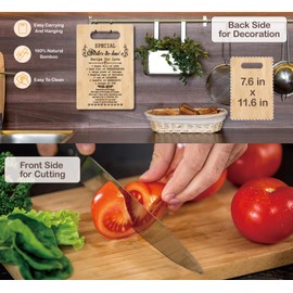 Orchroma Sister in Law Gifts,Christmas Birthday Gifts for Sister in Law from Sister,Sister-in-Law Cutting Board Gift,Special Sister-in-Law's Recipe for Love Chopping Board