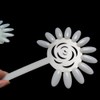 Generic Ivory False Nail Art Fan Board Tips Stick Polish