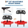 Rolling Mechanic Stool, 300 LBS Capacity, 19''-25'' Height Adjustable Shop