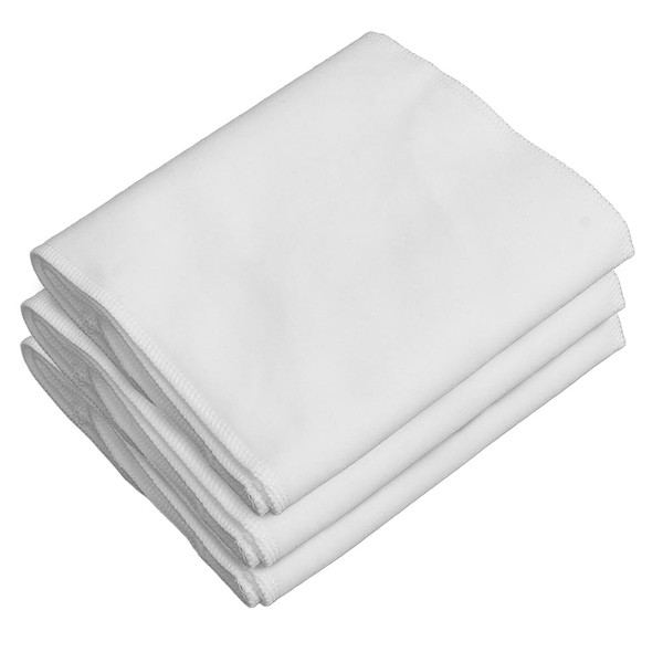 3Pcs Cotton Flannel, Unbleached Castor Oil Pack Organic Cotton Flannel