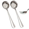Ouliget Gravy Ladle Spoon,Deep Bottom Korean Style Sugar Spoons,Heavy Duty