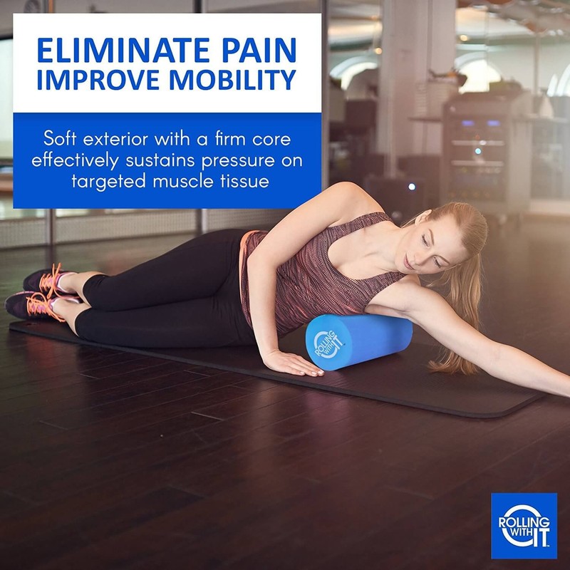 Rolling With It Foam Roller with High Density for Physical