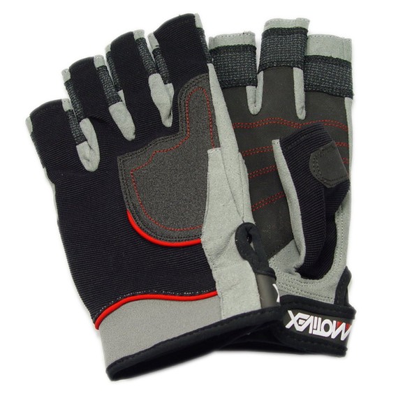 MOTIVEX Sailing Gloves Back Elastane Coated Palms Kevlar Reinforced Fingers