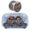 Rolling Tray Premium Metal Tray and Spice Grinder with Design