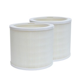 PUREBURG AS06FT-2 Replacement Filters Compatible with DH Lifelabs Aaira Mini Humidifier Hydrating Dry Air Purifier, 2-Pack