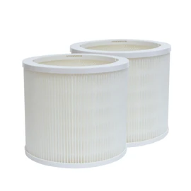 PUREBURG AS06FT-2 Replacement Filters Compatible with DH Lifelabs Aaira Mini Humidifier Hydrating Dry Air Purifier, 2-Pack