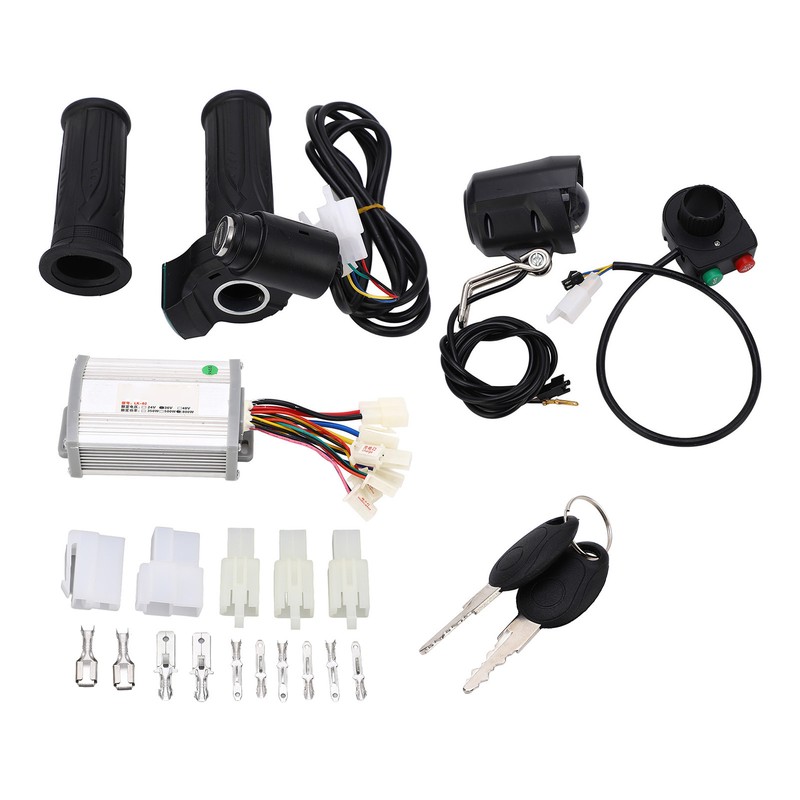 36V 800W Electric Bike Controller Handlebar Kit Overcurrent Protection Brush