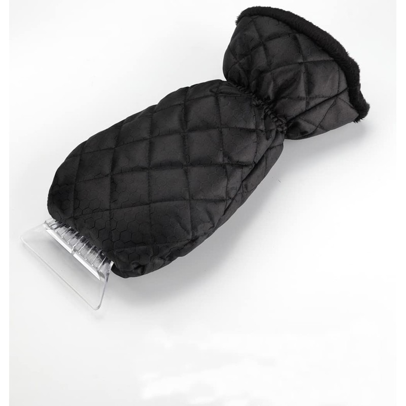 Alnicov Ice Scraper with Glove Snow Remover Waterproof Mitt Lined