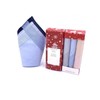 emlstyle Xmas Boxed Men's Handkerchiefs 100% Cotton Handkerchiefs 3 Pack,