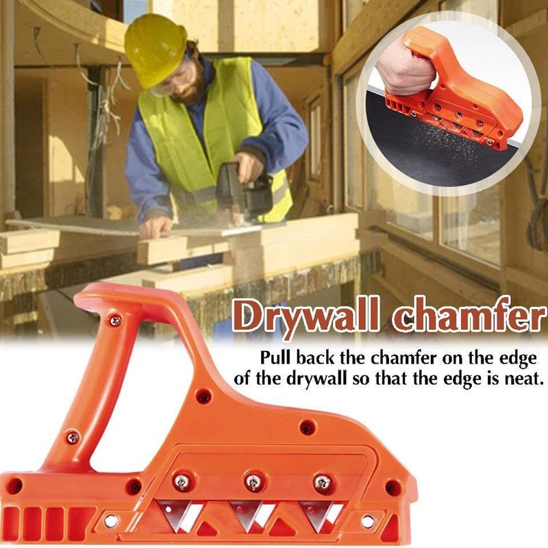 ABS Plasterboard Chamfering Planer Wood Edges Trimming Tool Tilt Angle
