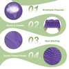 YELARXI Fabric Swim Cap Polyester Swimming Hat,Purple