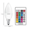 Osram OSRAM Retrofit RGBW Lampen mit Fernbedienung LED Leuchtmittel, Sockel: