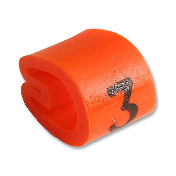 Cable Marker, Z13 3 ORG | Cable Management Wire Markers