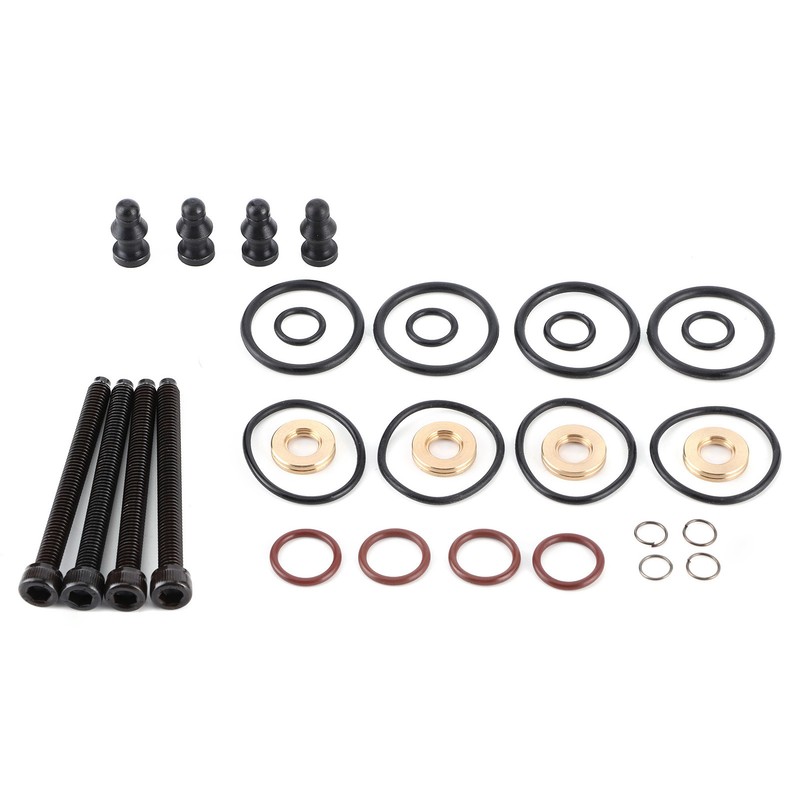 4Sets Fuel Injector Seal Repair Kit Sealing Assembly Clamp Bolt