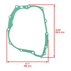 Celox for Honda TLR200 Reflex 200 1986-1987 Crankcase Clutch Cover Gasket