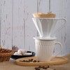 ALIES V60 Pour Over Coffee Dripper - Ceramic Slow Brewing