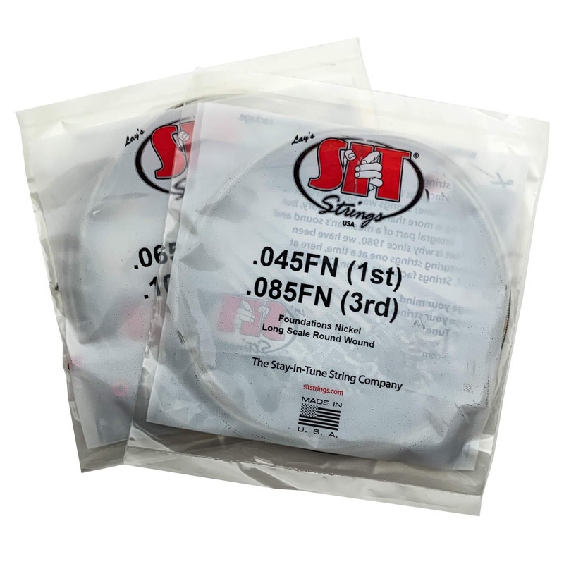 S.I.T. Strings FN45105L Foundations Nickel Bass Guitar Strings, 4-String Med