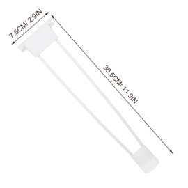 OSALADI 4pcs Table Stand Coffee Accessories Desk Legs Computer Desk Leg Picnic Table Leg Outdoor Table Leg Outdoor Coffee Table Laptop Hairpin Leg White Iron Bedside Table Foldable