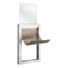 Aluminum Pet Door Small Animal Supplies With Lock Magnetic Flap