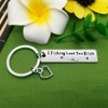 Couple Keychain Gifts I Love You Keychain Anniversary Keychain Gifts