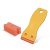 EHDIS 1.5-inch Plastic Razor Scraper with 10pcs Double Edged Plastic