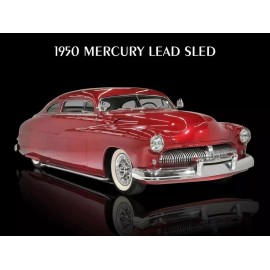 1950 Mercury Lead Sled New Metal Sign: LARGE SIZE 12 X 16 - Free Shipping
