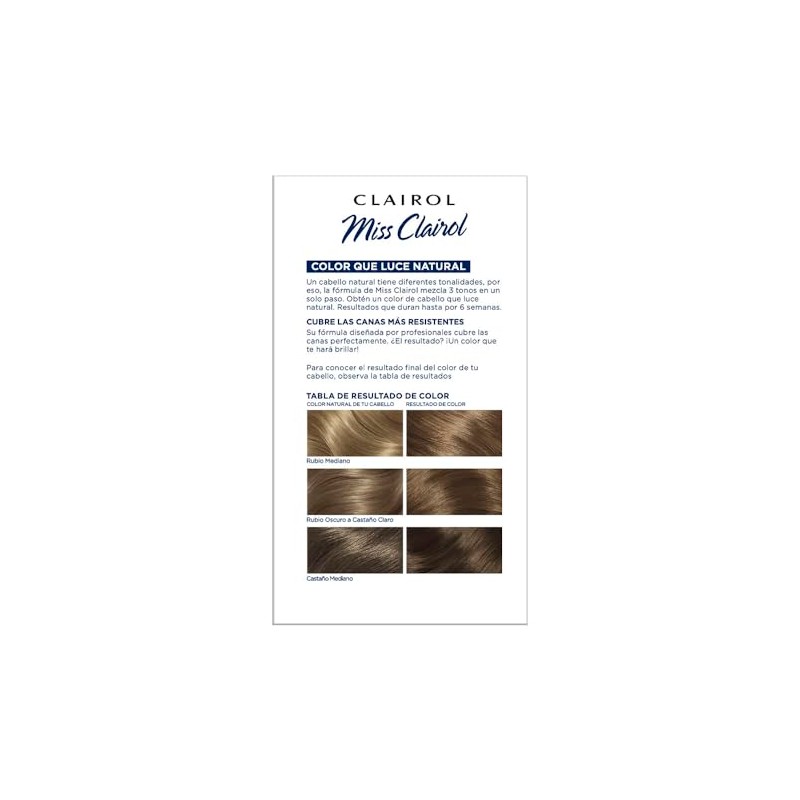Clairol Miss Clairol Tinte Permanente 63 Castaño Dorado Extra Claro