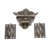 2PCS Antique Folding Hinges with Screws Hinge & 1 PCs