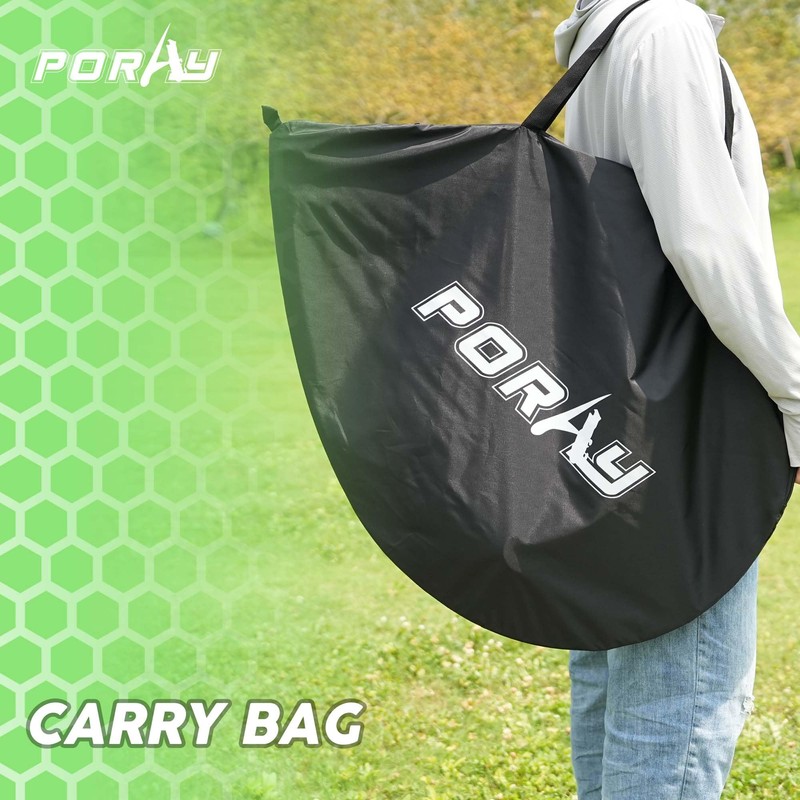 Poray Soccer Goal for Kid Easy-up Set of Two Portable