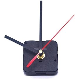 DPWOUM 1Pc Black Suspended quartz watch, DIY, silent wall clock movement, repair, parts of 1 new needles, mechanism with set, clock parts clock mechanism, Watchmaking