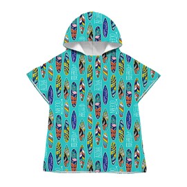LOMTRATS Quick Dry Surf Poncho Wrap Robe Hoodie for Adults Men Women or Families Microfiber Swimming Beach Surfing Diving Bathing at Home