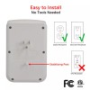 Clear Power CP (2 Pack): 6-outlet Wall-Tap w/ 3-Port USB-A
