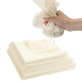 GOTDYBST 13PCS Cheesecloth for Straining, 5 Muslin Cloths for Cooking Unbleached 50×50cm, 3 Hemmed Cheese Cloth Cotton 45×45cm, 5 Reusable Cheese Cloths for Straining 40×40cm, for Filtering Yogurt