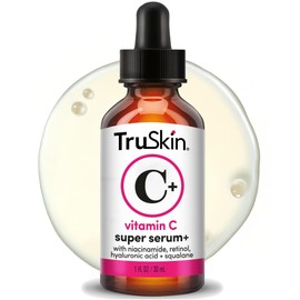 Vitamin C-Plus Super Serum, Anti Aging Anti-Wrinkle Facial Serum with Niacinamide, Retinol, Hyaluronic Acid, and Salicylic Acid                       