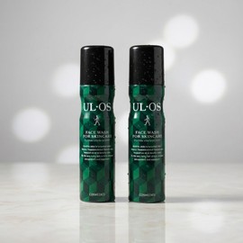 Uros face wash 100g x2 men's foam cleansing dead skin cells sebum blackhead Uros foam + review event / 우르오스 페이스워시 100g x2개 남성폼클렌징 각질 피지 블랙헤드 우로스 폼+리뷰이벤트