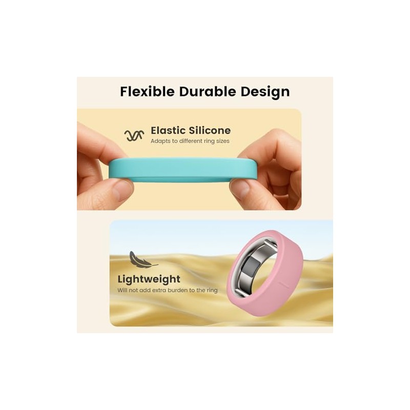 14 Pack Silicone Ring Covers for Oura & RingConn -