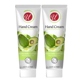 Universal Avocado Extract Hand Cream - Rich Softening, 2.3oz (75ml) (Pack of 2)