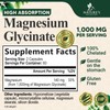 Nature's Nutrition Magnesium Glycinate Supplement 1000mg - Chelated Magnesium Glycinate