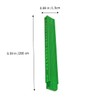 Tofficu Seamless Hinge Plastic Folding Ruler 2m Length Metric for