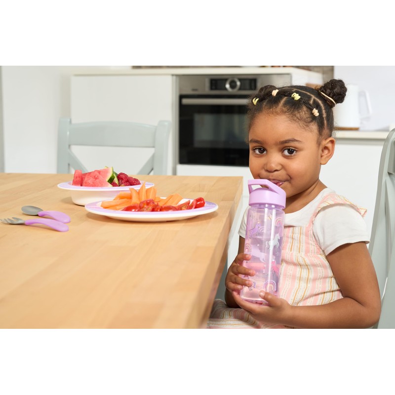 Nesting Snack Boxes, Set of 3 Including Straw Sipper, Tiny