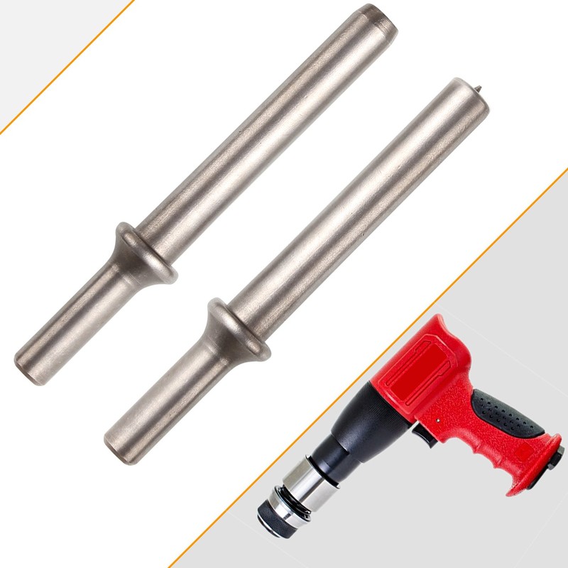 Heavy Duty 2pcs Rivet Set, Abuff Pneumatic Air Rivet Hammer