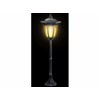Lunartec Solar Garden Lantern: Solar LED Standing Lantern with Flame