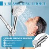 Adjustable Handheld Shower Head Holder Bracket Easy Wall Mount Shower