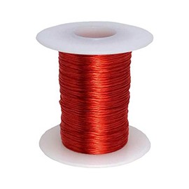 Litz Wire, 24 AWG Unserved Single Build, 25/38 Stranding, 4 oz Spool, Ideal for ~100 kHz Applications