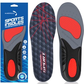 Gel Insole, Shock Absorption, Standing Work, Insole, Arch Support, Size Adjustment, Sports, Comfort, Breathable, Sweat Absorbent, Antibacterial, Odor Resistant, For Everyday Use, Unisex, Adult (L: