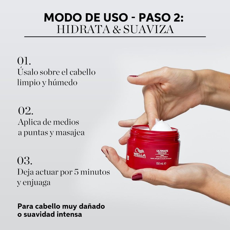 Wella Professionals Ultimate Repair Mascarilla de reparación, 150 ml