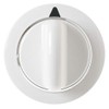 WE01X20374 Dryer Timer Control Knob White Replacement for GE,Hotpoint,