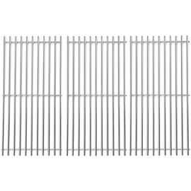 PETKAO 3PCS 16 15/16" Stainless Steel Cooking Grid Grates for Charbroil 463250210, 463250211, 463250212, 463251413, 463251414, 466251413, Thermos 461633514, Broil King, G467-0002-W1